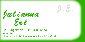 julianna erl business card